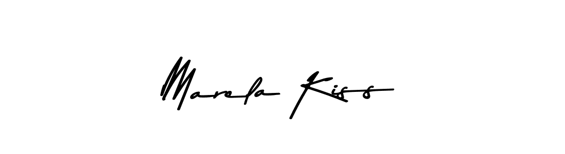 Use a signature maker to create a handwritten signature online. With this signature software, you can design (Asem Kandis PERSONAL USE) your own signature for name Marela Kiss. Marela Kiss signature style 9 images and pictures png