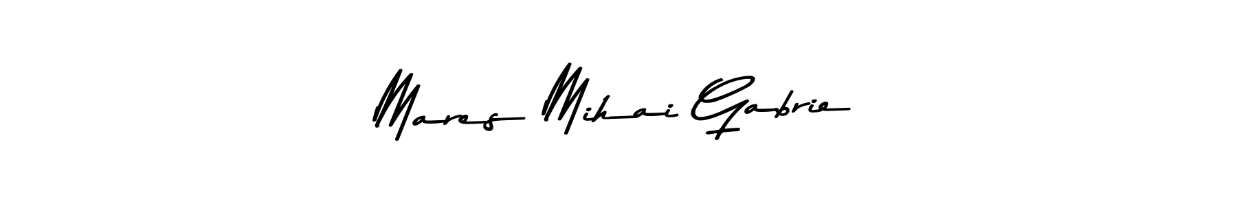 You should practise on your own different ways (Asem Kandis PERSONAL USE) to write your name (Mares Mihai Gabrie) in signature. don't let someone else do it for you. Mares Mihai Gabrie signature style 9 images and pictures png