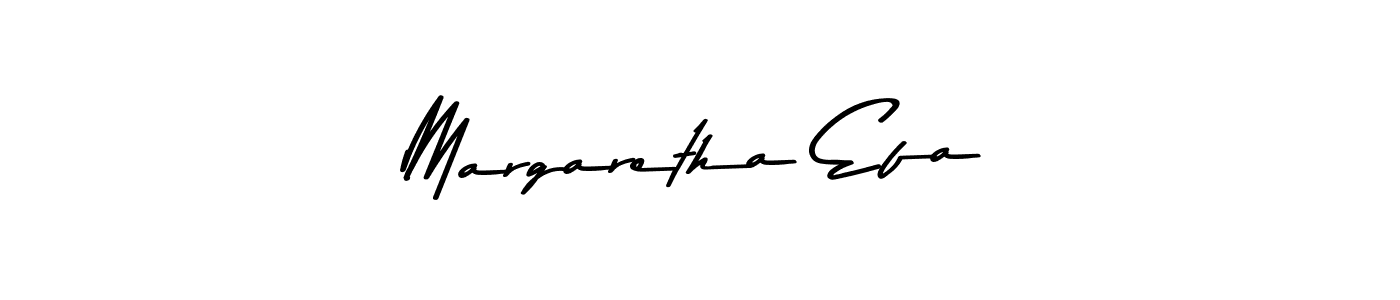 Create a beautiful signature design for name Margaretha Efa. With this signature (Asem Kandis PERSONAL USE) fonts, you can make a handwritten signature for free. Margaretha Efa signature style 9 images and pictures png