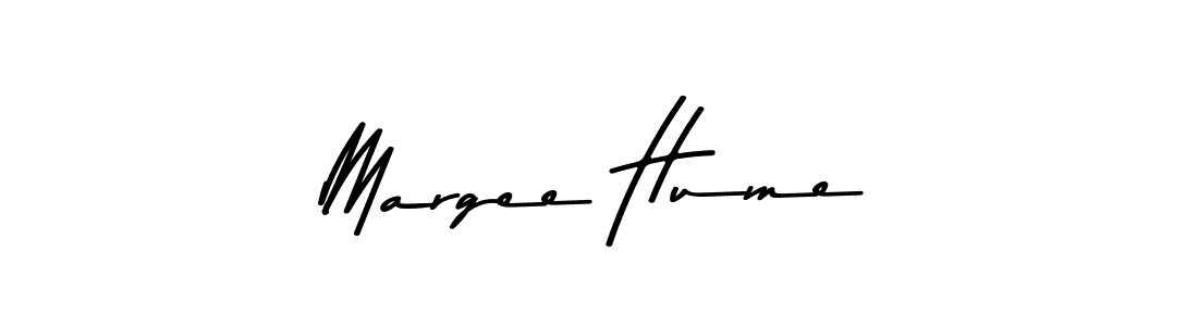 This is the best signature style for the Margee Hume name. Also you like these signature font (Asem Kandis PERSONAL USE). Mix name signature. Margee Hume signature style 9 images and pictures png
