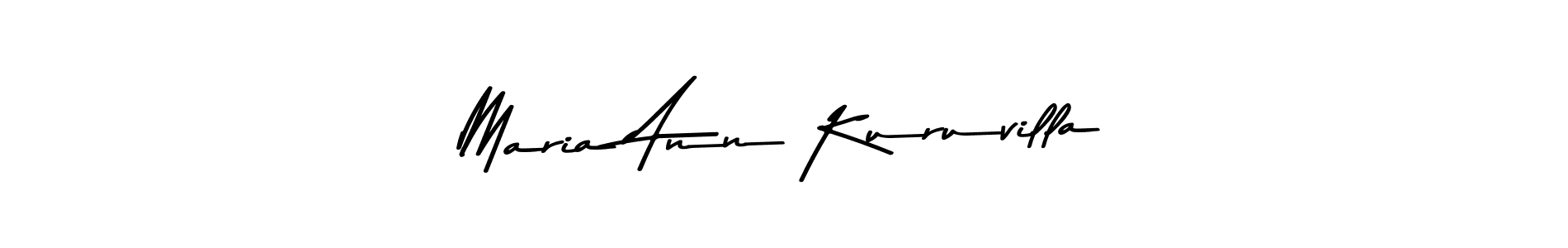 Maria Ann Kuruvilla stylish signature style. Best Handwritten Sign (Asem Kandis PERSONAL USE) for my name. Handwritten Signature Collection Ideas for my name Maria Ann Kuruvilla. Maria Ann Kuruvilla signature style 9 images and pictures png