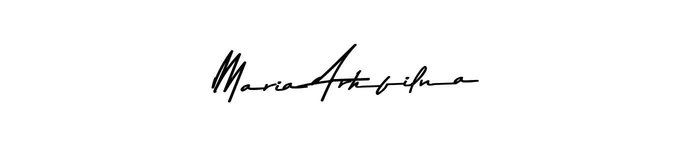 Asem Kandis PERSONAL USE is a professional signature style that is perfect for those who want to add a touch of class to their signature. It is also a great choice for those who want to make their signature more unique. Get Maria Arhfilna name to fancy signature for free. Maria Arhfilna signature style 9 images and pictures png