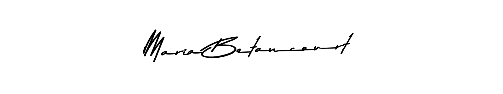 Make a beautiful signature design for name Maria Betancourt. With this signature (Asem Kandis PERSONAL USE) style, you can create a handwritten signature for free. Maria Betancourt signature style 9 images and pictures png