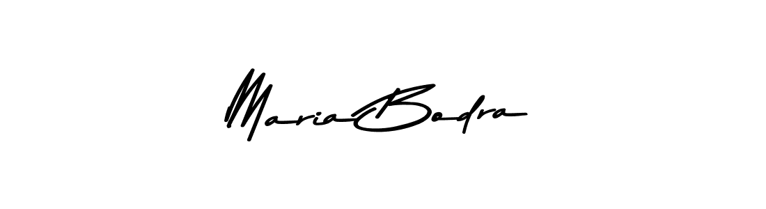 How to make Maria Bodra name signature. Use Asem Kandis PERSONAL USE style for creating short signs online. This is the latest handwritten sign. Maria Bodra signature style 9 images and pictures png