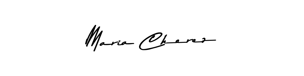 Design your own signature with our free online signature maker. With this signature software, you can create a handwritten (Asem Kandis PERSONAL USE) signature for name Maria Cherez. Maria Cherez signature style 9 images and pictures png