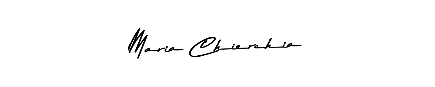 Create a beautiful signature design for name Maria Chierchia. With this signature (Asem Kandis PERSONAL USE) fonts, you can make a handwritten signature for free. Maria Chierchia signature style 9 images and pictures png