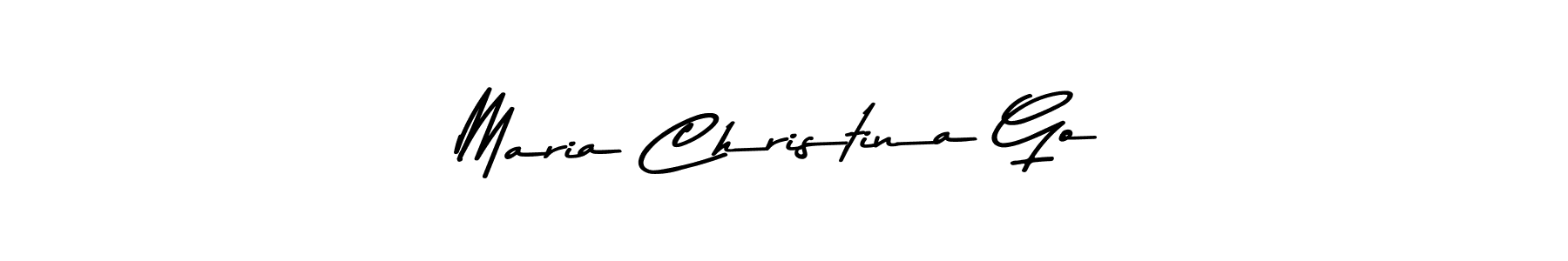 Make a beautiful signature design for name Maria Christina Go. Use this online signature maker to create a handwritten signature for free. Maria Christina Go signature style 9 images and pictures png