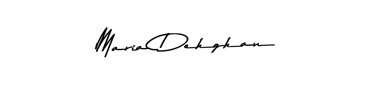 Create a beautiful signature design for name Maria Dehghan. With this signature (Asem Kandis PERSONAL USE) fonts, you can make a handwritten signature for free. Maria Dehghan signature style 9 images and pictures png