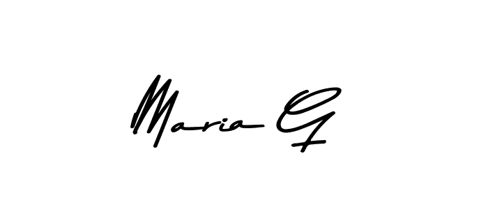 How to make Maria G signature? Asem Kandis PERSONAL USE is a professional autograph style. Create handwritten signature for Maria G name. Maria G signature style 9 images and pictures png