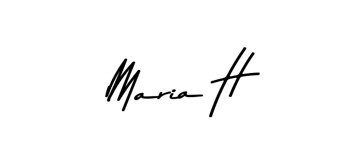 Use a signature maker to create a handwritten signature online. With this signature software, you can design (Asem Kandis PERSONAL USE) your own signature for name Maria H. Maria H signature style 9 images and pictures png