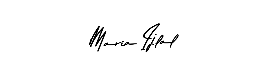 Make a beautiful signature design for name Maria Ijlal. With this signature (Asem Kandis PERSONAL USE) style, you can create a handwritten signature for free. Maria Ijlal signature style 9 images and pictures png