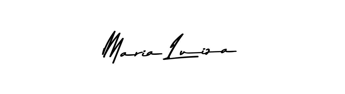 Also You can easily find your signature by using the search form. We will create Maria Luiza name handwritten signature images for you free of cost using Asem Kandis PERSONAL USE sign style. Maria Luiza signature style 9 images and pictures png