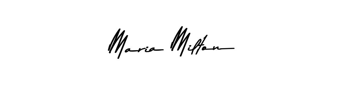 Make a beautiful signature design for name Maria Milton. Use this online signature maker to create a handwritten signature for free. Maria Milton signature style 9 images and pictures png