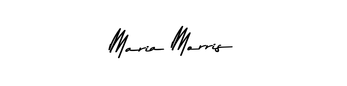 Make a beautiful signature design for name Maria Morris. With this signature (Asem Kandis PERSONAL USE) style, you can create a handwritten signature for free. Maria Morris signature style 9 images and pictures png