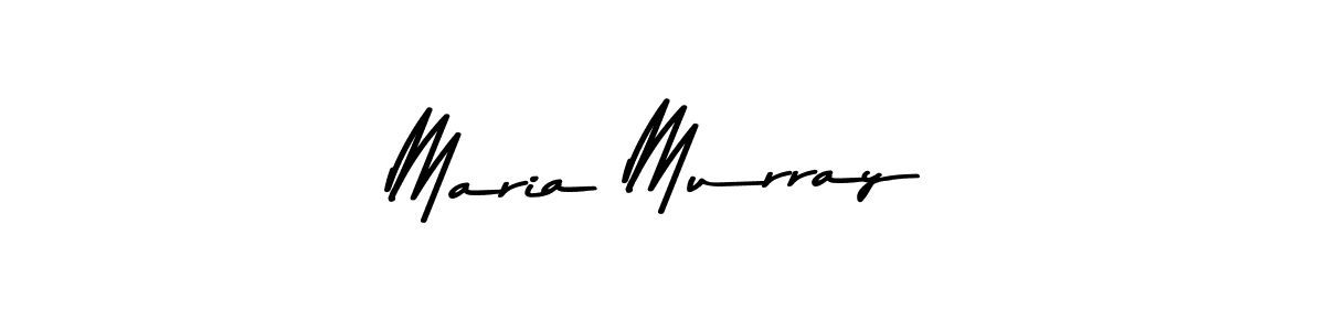 How to make Maria Murray name signature. Use Asem Kandis PERSONAL USE style for creating short signs online. This is the latest handwritten sign. Maria Murray signature style 9 images and pictures png