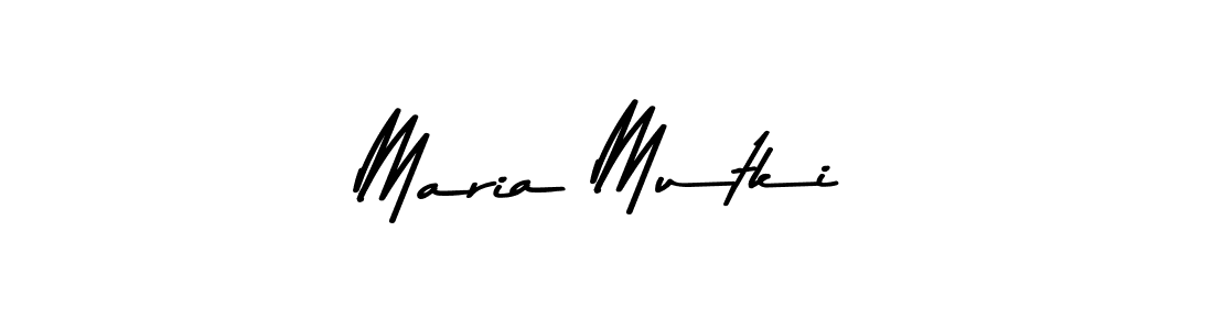 Also we have Maria Mutki name is the best signature style. Create professional handwritten signature collection using Asem Kandis PERSONAL USE autograph style. Maria Mutki signature style 9 images and pictures png