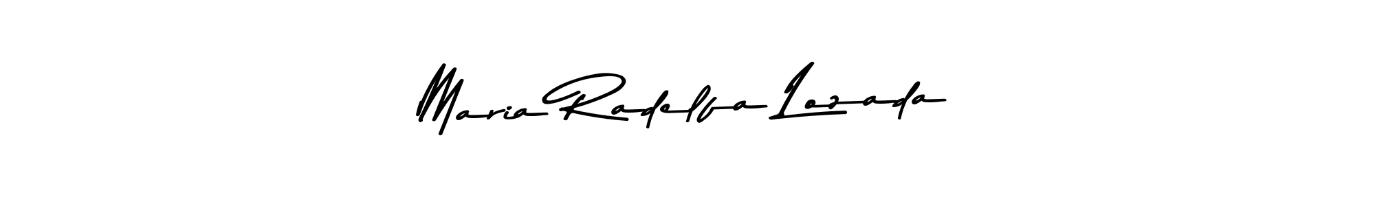 Design your own signature with our free online signature maker. With this signature software, you can create a handwritten (Asem Kandis PERSONAL USE) signature for name Maria Radelfa Lozada. Maria Radelfa Lozada signature style 9 images and pictures png