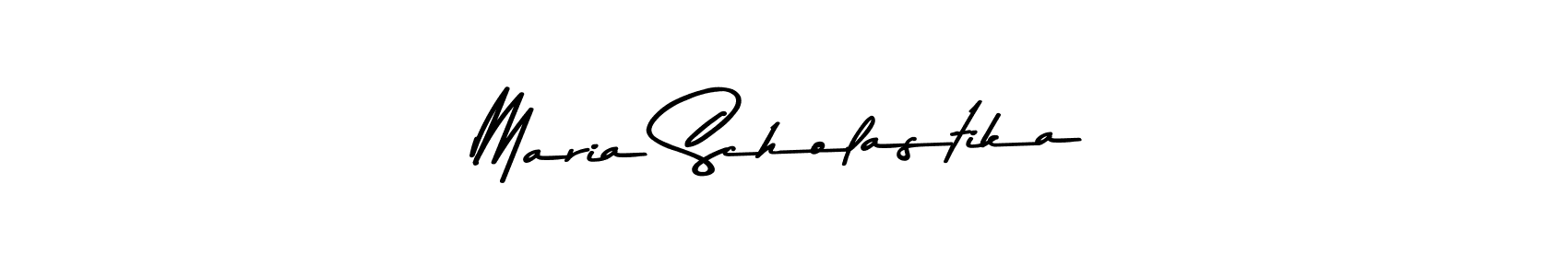 Make a beautiful signature design for name Maria Scholastika. With this signature (Asem Kandis PERSONAL USE) style, you can create a handwritten signature for free. Maria Scholastika signature style 9 images and pictures png