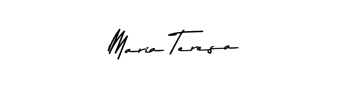 Make a short Maria Teresa signature style. Manage your documents anywhere anytime using Asem Kandis PERSONAL USE. Create and add eSignatures, submit forms, share and send files easily. Maria Teresa signature style 9 images and pictures png