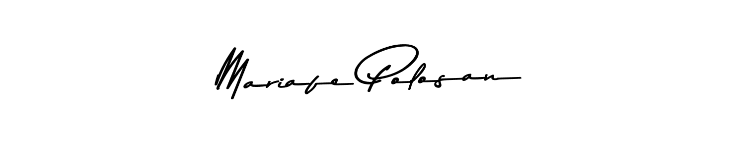 How to Draw Mariafe Polosan signature style? Asem Kandis PERSONAL USE is a latest design signature styles for name Mariafe Polosan. Mariafe Polosan signature style 9 images and pictures png