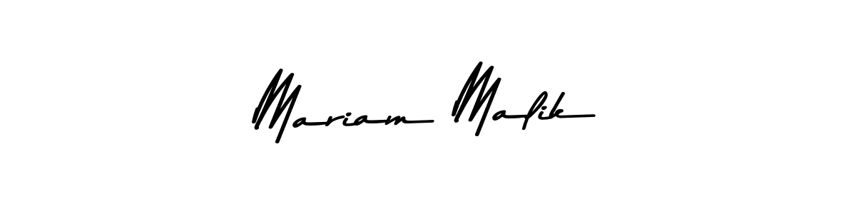 Use a signature maker to create a handwritten signature online. With this signature software, you can design (Asem Kandis PERSONAL USE) your own signature for name Mariam Malik. Mariam Malik signature style 9 images and pictures png