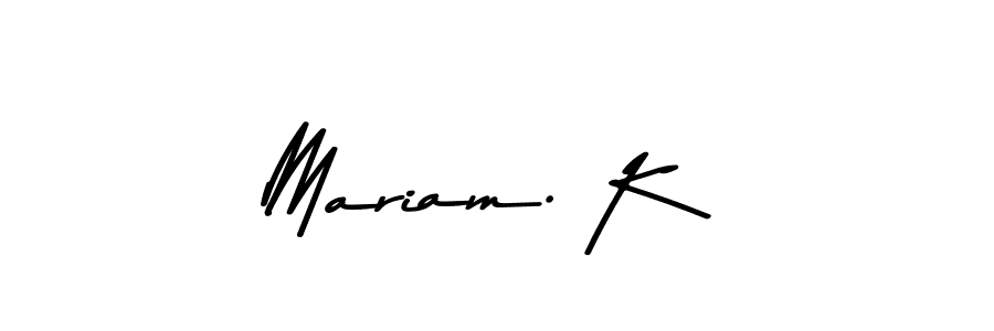 The best way (Asem Kandis PERSONAL USE) to make a short signature is to pick only two or three words in your name. The name Mariam. K include a total of six letters. For converting this name. Mariam. K signature style 9 images and pictures png