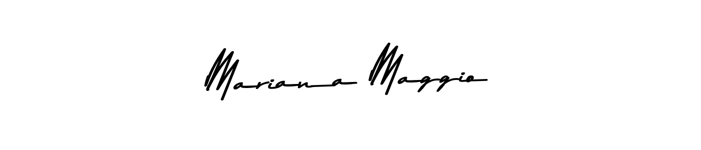 Design your own signature with our free online signature maker. With this signature software, you can create a handwritten (Asem Kandis PERSONAL USE) signature for name Mariana Maggio. Mariana Maggio signature style 9 images and pictures png