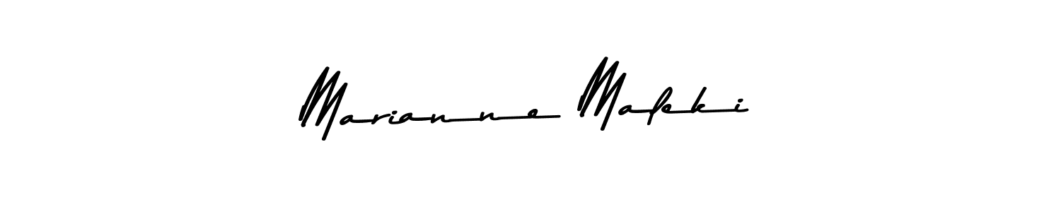 Make a beautiful signature design for name Marianne Maleki. Use this online signature maker to create a handwritten signature for free. Marianne Maleki signature style 9 images and pictures png