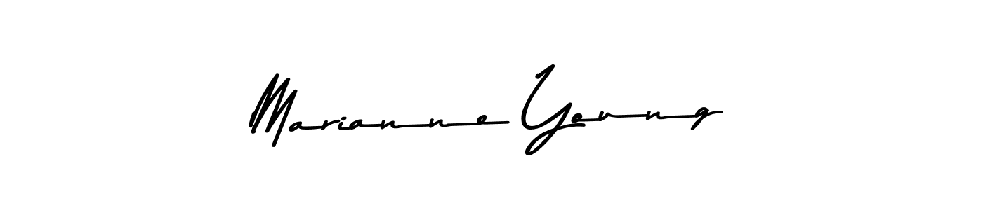 Marianne Young stylish signature style. Best Handwritten Sign (Asem Kandis PERSONAL USE) for my name. Handwritten Signature Collection Ideas for my name Marianne Young. Marianne Young signature style 9 images and pictures png