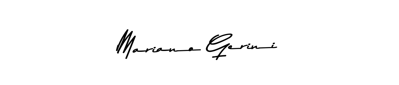 Make a beautiful signature design for name Mariano Gerini. Use this online signature maker to create a handwritten signature for free. Mariano Gerini signature style 9 images and pictures png