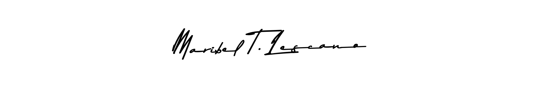 The best way (Asem Kandis PERSONAL USE) to make a short signature is to pick only two or three words in your name. The name Maribel T. Lescano include a total of six letters. For converting this name. Maribel T. Lescano signature style 9 images and pictures png