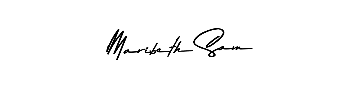Maribeth Sam stylish signature style. Best Handwritten Sign (Asem Kandis PERSONAL USE) for my name. Handwritten Signature Collection Ideas for my name Maribeth Sam. Maribeth Sam signature style 9 images and pictures png