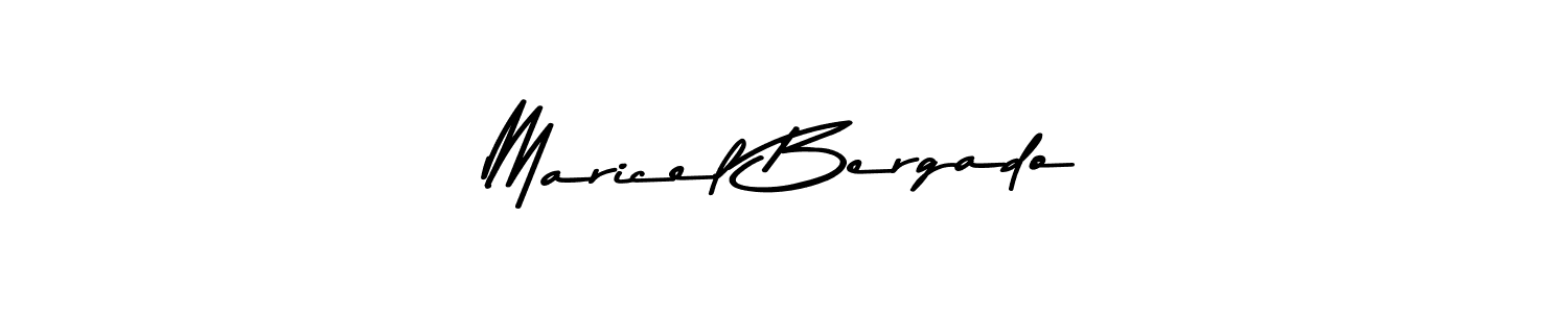 Make a beautiful signature design for name Maricel Bergado. Use this online signature maker to create a handwritten signature for free. Maricel Bergado signature style 9 images and pictures png