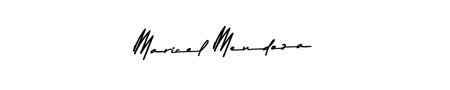 Make a beautiful signature design for name Maricel Mendoza. Use this online signature maker to create a handwritten signature for free. Maricel Mendoza signature style 9 images and pictures png