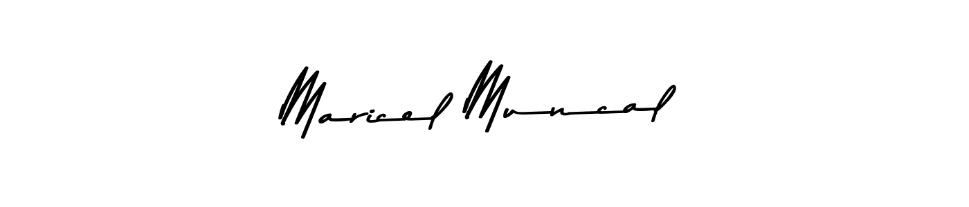 The best way (Asem Kandis PERSONAL USE) to make a short signature is to pick only two or three words in your name. The name Maricel Muncal include a total of six letters. For converting this name. Maricel Muncal signature style 9 images and pictures png