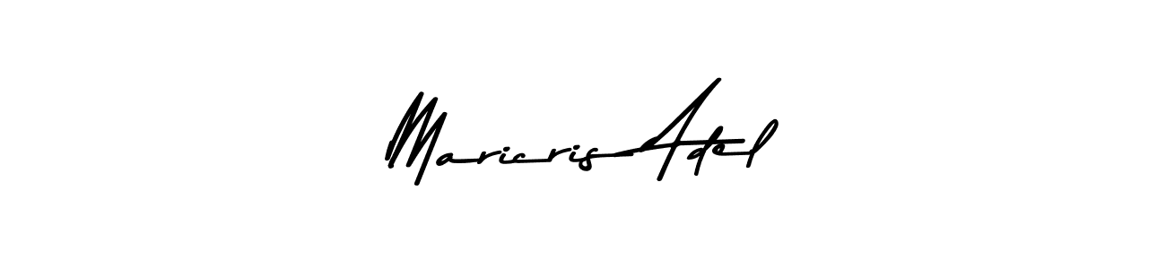 Use a signature maker to create a handwritten signature online. With this signature software, you can design (Asem Kandis PERSONAL USE) your own signature for name Maricris Adel. Maricris Adel signature style 9 images and pictures png