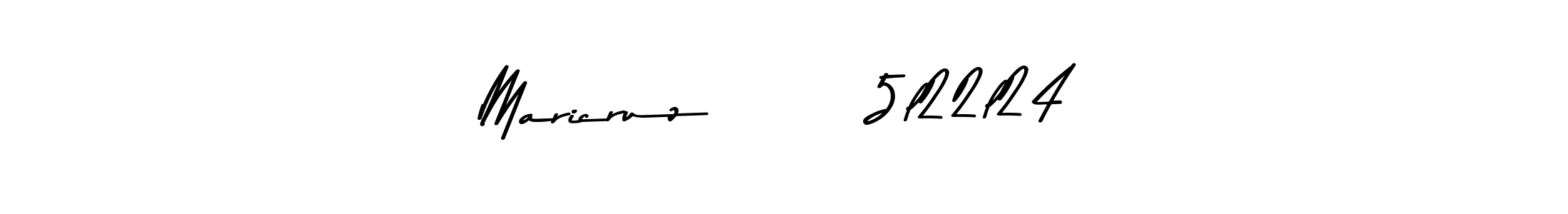 Design your own signature with our free online signature maker. With this signature software, you can create a handwritten (Asem Kandis PERSONAL USE) signature for name Maricruz       5l22l24. Maricruz       5l22l24 signature style 9 images and pictures png