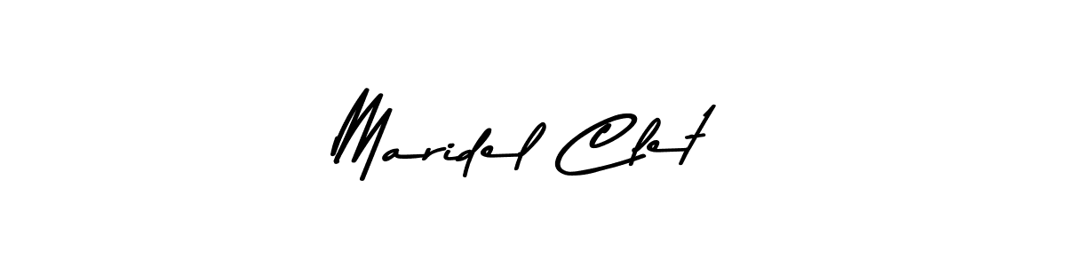 Also You can easily find your signature by using the search form. We will create Maridel Clet name handwritten signature images for you free of cost using Asem Kandis PERSONAL USE sign style. Maridel Clet signature style 9 images and pictures png