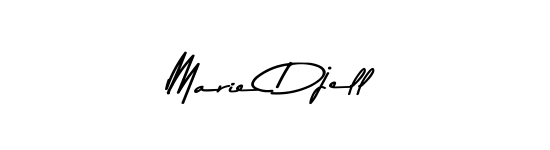 Create a beautiful signature design for name Marie Djell. With this signature (Asem Kandis PERSONAL USE) fonts, you can make a handwritten signature for free. Marie Djell signature style 9 images and pictures png