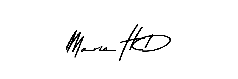 How to make Marie H D signature? Asem Kandis PERSONAL USE is a professional autograph style. Create handwritten signature for Marie H D name. Marie H D signature style 9 images and pictures png