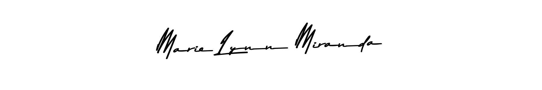 if you are searching for the best signature style for your name Marie Lynn Miranda. so please give up your signature search. here we have designed multiple signature styles  using Asem Kandis PERSONAL USE. Marie Lynn Miranda signature style 9 images and pictures png