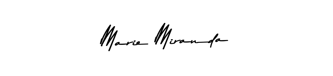 Marie Miranda stylish signature style. Best Handwritten Sign (Asem Kandis PERSONAL USE) for my name. Handwritten Signature Collection Ideas for my name Marie Miranda. Marie Miranda signature style 9 images and pictures png