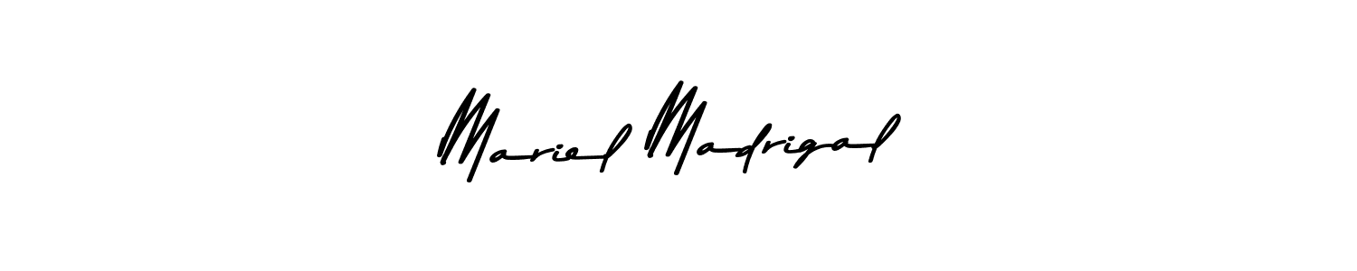 This is the best signature style for the Mariel Madrigal name. Also you like these signature font (Asem Kandis PERSONAL USE). Mix name signature. Mariel Madrigal signature style 9 images and pictures png