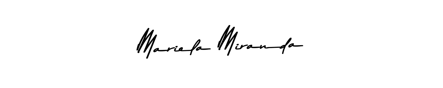 It looks lik you need a new signature style for name Mariela Miranda. Design unique handwritten (Asem Kandis PERSONAL USE) signature with our free signature maker in just a few clicks. Mariela Miranda signature style 9 images and pictures png