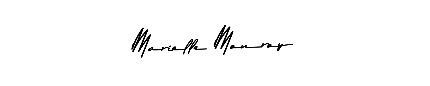 This is the best signature style for the Marielle Monroy name. Also you like these signature font (Asem Kandis PERSONAL USE). Mix name signature. Marielle Monroy signature style 9 images and pictures png