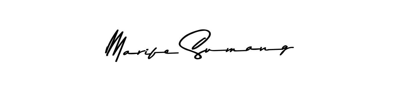 You can use this online signature creator to create a handwritten signature for the name Marife Sumang. This is the best online autograph maker. Marife Sumang signature style 9 images and pictures png