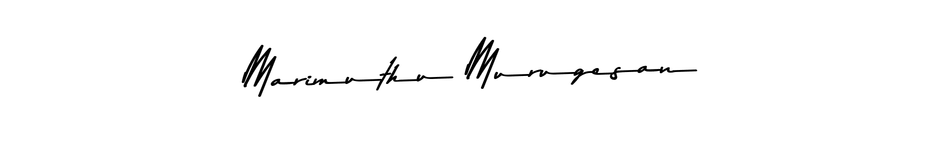 How to make Marimuthu Murugesan name signature. Use Asem Kandis PERSONAL USE style for creating short signs online. This is the latest handwritten sign. Marimuthu Murugesan signature style 9 images and pictures png