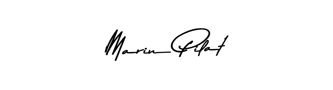 Marin Pilat stylish signature style. Best Handwritten Sign (Asem Kandis PERSONAL USE) for my name. Handwritten Signature Collection Ideas for my name Marin Pilat. Marin Pilat signature style 9 images and pictures png