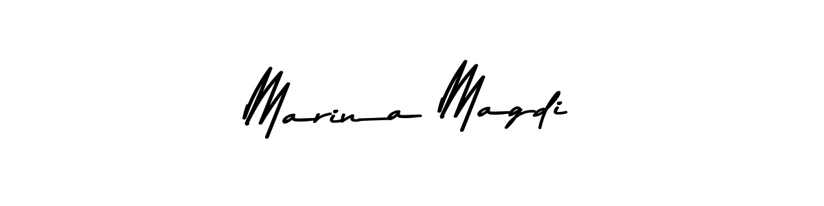 Here are the top 10 professional signature styles for the name Marina Magdi. These are the best autograph styles you can use for your name. Marina Magdi signature style 9 images and pictures png