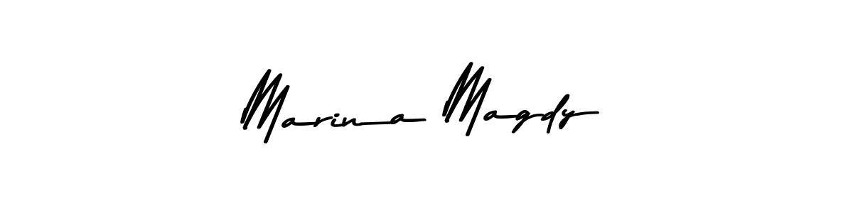 Make a beautiful signature design for name Marina Magdy. Use this online signature maker to create a handwritten signature for free. Marina Magdy signature style 9 images and pictures png